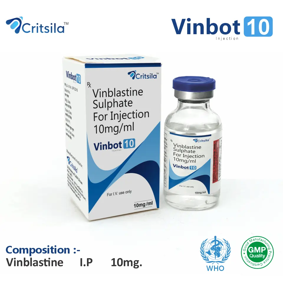Vinblastine 10mg Injection from Top Pharma Company in India